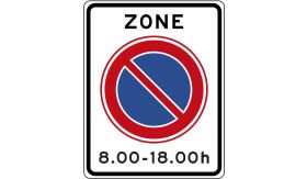 Verkeersbord Re-Sign 20 jaar - model E01zbt .. h - 530x670 mm