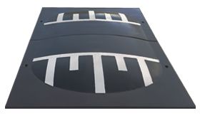 Gumacon® betondrempel 50 km - 4000x2125x235 mm - antraciet