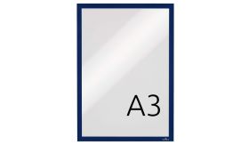  Informatiekader DURAFRAME® A3 - blauw - verpakking 6 stuks