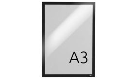  Informatiekader DURAFRAME® A3 - zwart - verpakking 6 stuks