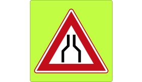Aluminium DOR verkeersbord RVV J17f - levensduur 20 jaar - afmeting 800x800mm