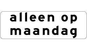 Verkeersbord Re-Sign 20 jaar - model OB202p - 600x200 mm