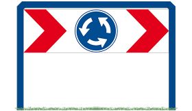 Rotondeportaal A - IND 80 - blauw RAL 5010 - Klasse 3