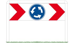 Rotondeportaal A - IND 80 - wit RAL 9010 - Klasse 3