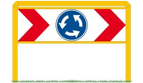 Rotondeportaal A - RB 80 - geel RAL 1023 - Klasse 3