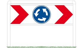 Rotondeportaal A - RB 90 - wit RAL 9010 - Klasse 3