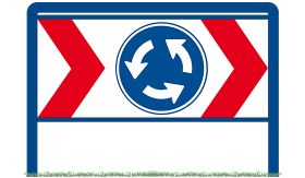 Rotondeportaal C - RB 90 - blauw RAL 5010 - Klasse 3