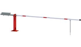 Slagboom + contragewicht - 7000 mm - pendelsteun & cilinderslot