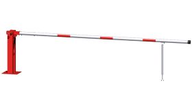 Slagboom + gasdrukveer - 7 meter - pendelsteun & driekantslot