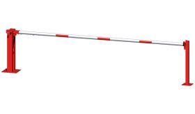 Slagboom + gasdrukveer - 3 meter - vangpaal & cilinderslot