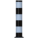 Flexpost BB21 verkeerszuil - wit/zwart - Klasse 3