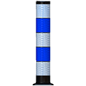 Flexpost BB21 verkeerszuil - wit/blauw - Klasse 3